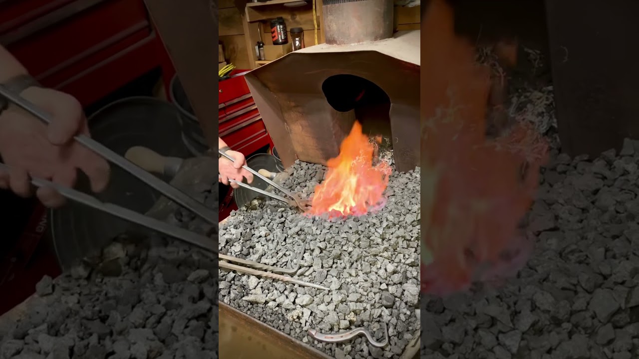 Real time blacksmithing from Twisted Tree Forge, the making of a horseshoe hoof pick