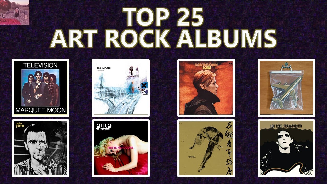 TOP 25 ART ROCK ALBUMS OF ALL-TIME (RANKED)