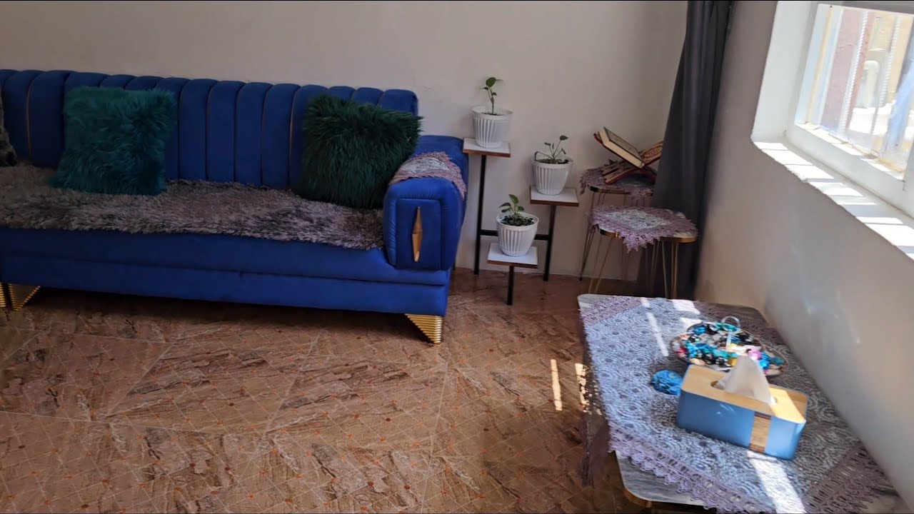 #روتين صيفي رجعتي وسويت عمل شعبي شلت فرش البيت 🫧🧹🪣🧼 مشاهده ممتعه