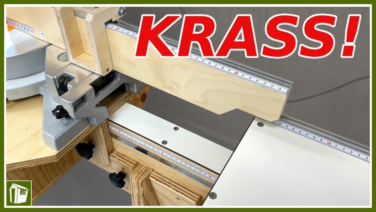 DIESES Maßsystem ist GENIAL! Kappsägenstation selber bauen