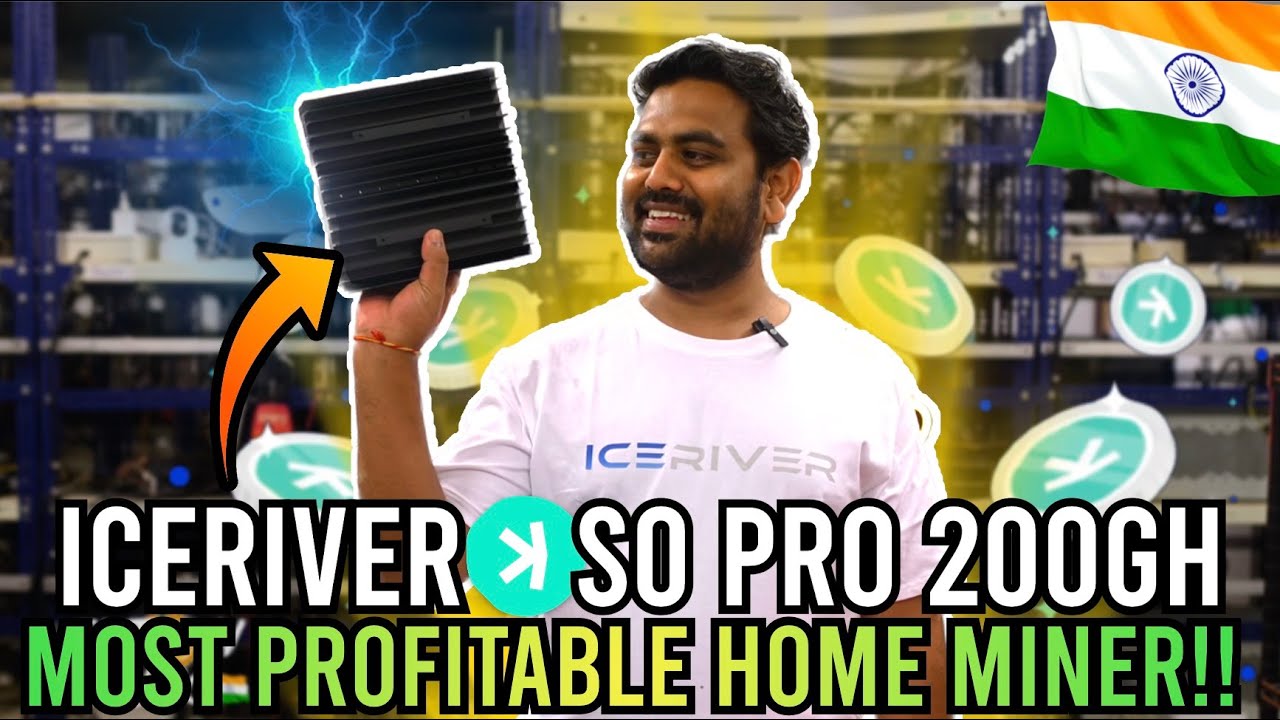 IceRiver KS0 Pro 200GH🔥 Unboxing & Setup⚡️ KASPA Home Miner🚀 Crypto Mining India #Crypto #kaspa #ks0