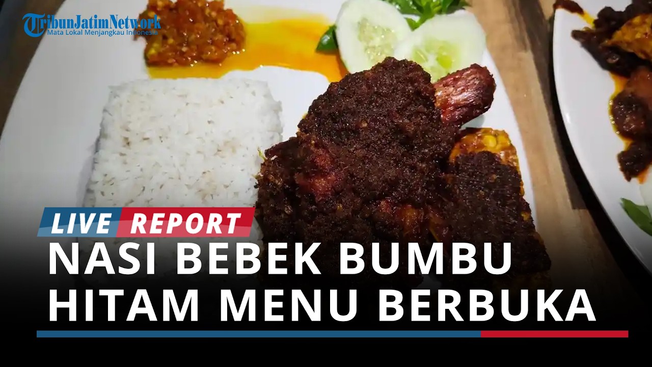 Kuliner Warung Sego Bebek Mbah Benu Bumbu Hitam Jadi Favorit Menu Berbuka di Pare Kediri
