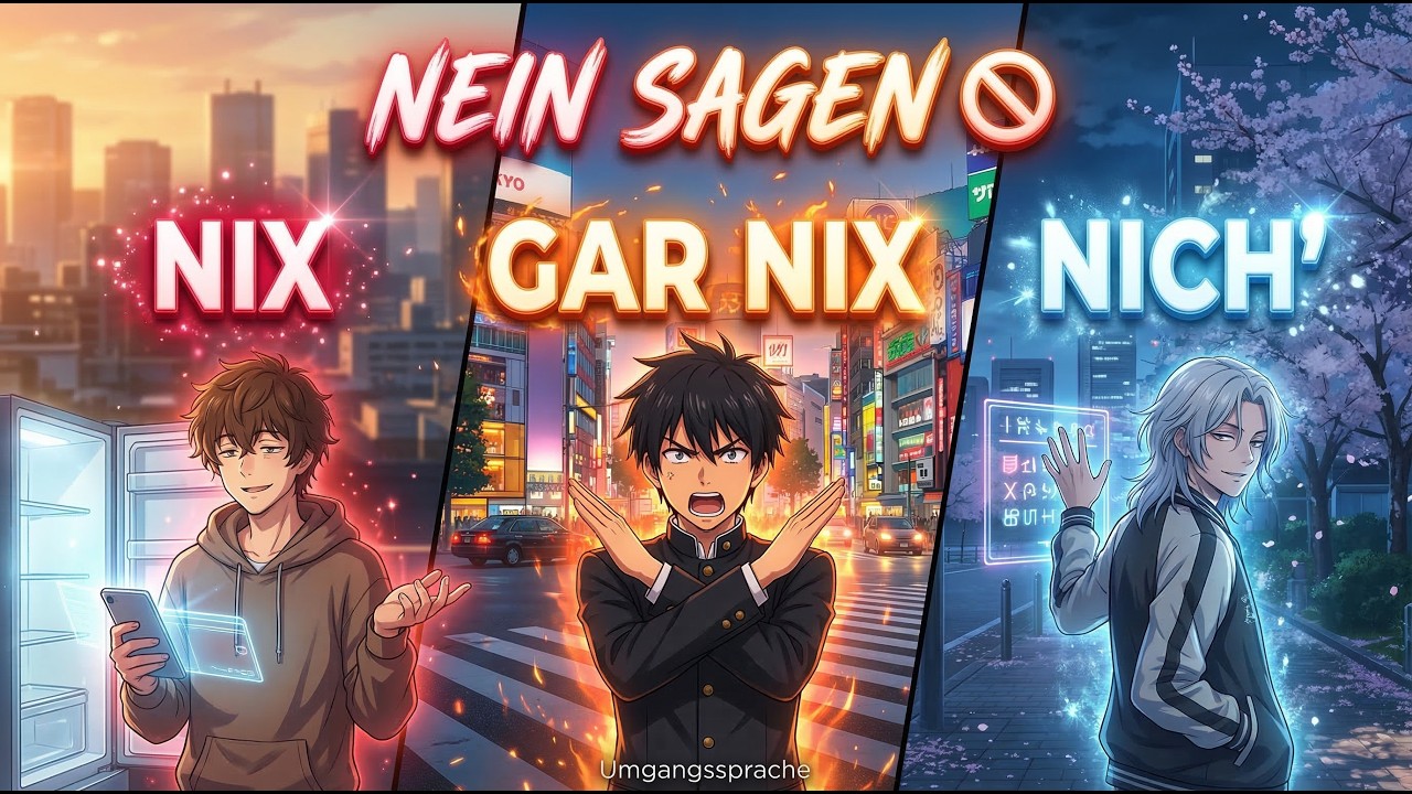 NIX, GAR NIX, NICH' 🚫 | Umgangssprache