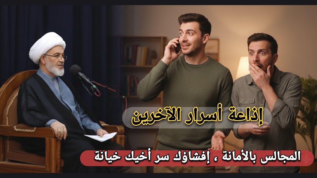 إفشاء أسرار الآخرين حرام  / الشيخ فاضل الصفار 