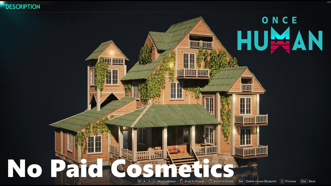 ONCE HUMAN BASE DESIGN F2P | NO PAID COSMETICS | WITHOUT THE GLASS PACK
