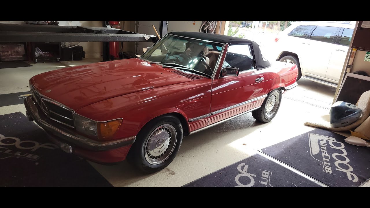 Mercedes-Benz 560SL R107 rear sway bar torsion bar replacement bushings and shackles not 1 hour job