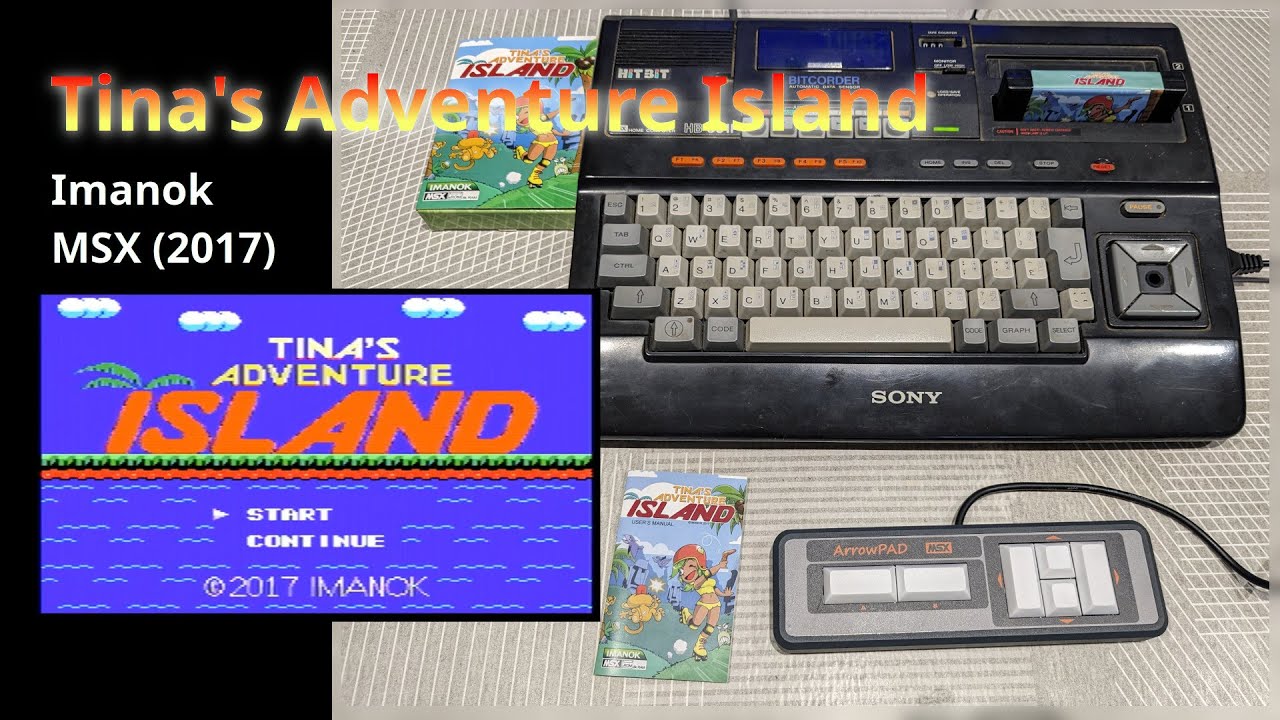 Tina's Adventure Island (MSX)(Imanok)(2017)(MSX Sony HB -501P)(Completado)