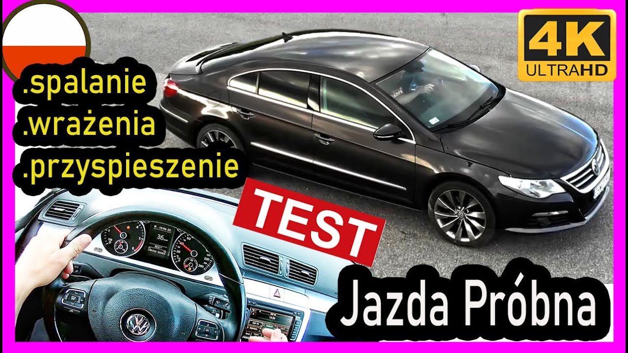 VW PASSAT CC 2.0TDI DSG 140KM Test Drive  SNOBIZM W ROZSĄDNEJ CENIE