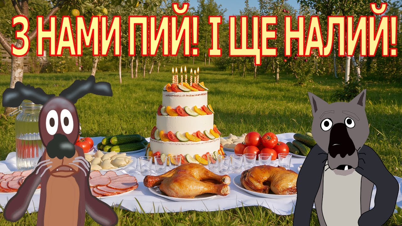 ✨🎉 З НАМИ ПИЙ І ЩЕ НАЛИЙ! ВІТАЄМО З ДНЕМ НАРОДЖЕННЯ! 🥳🍷🥳🎵 НА ГУЛЯНКУ ЗАВІТАЙ! СПІВАЙ І ТАНЦЮЙ! 💃🍷