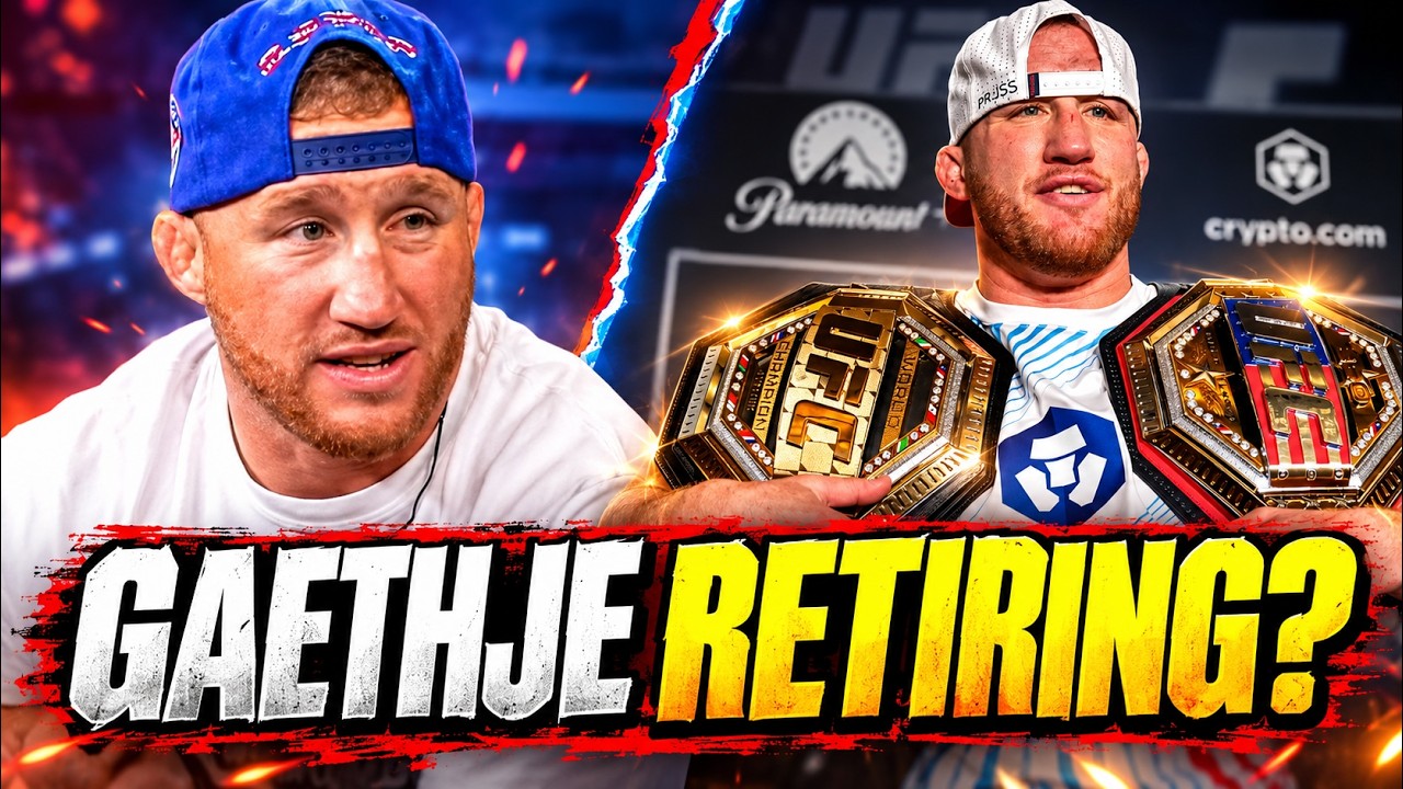 🚨Justin Gaethje hints at RETIREMENT in latest interview