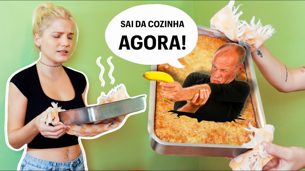 receita DESASTROSA de bolo de banana