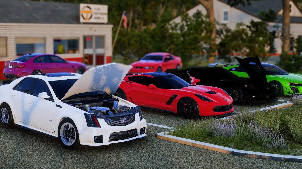 BeamNG Online: REALISTIC 1320Videos POV Roll Racing! 800-1200HP Street Cars Racing In Texas!