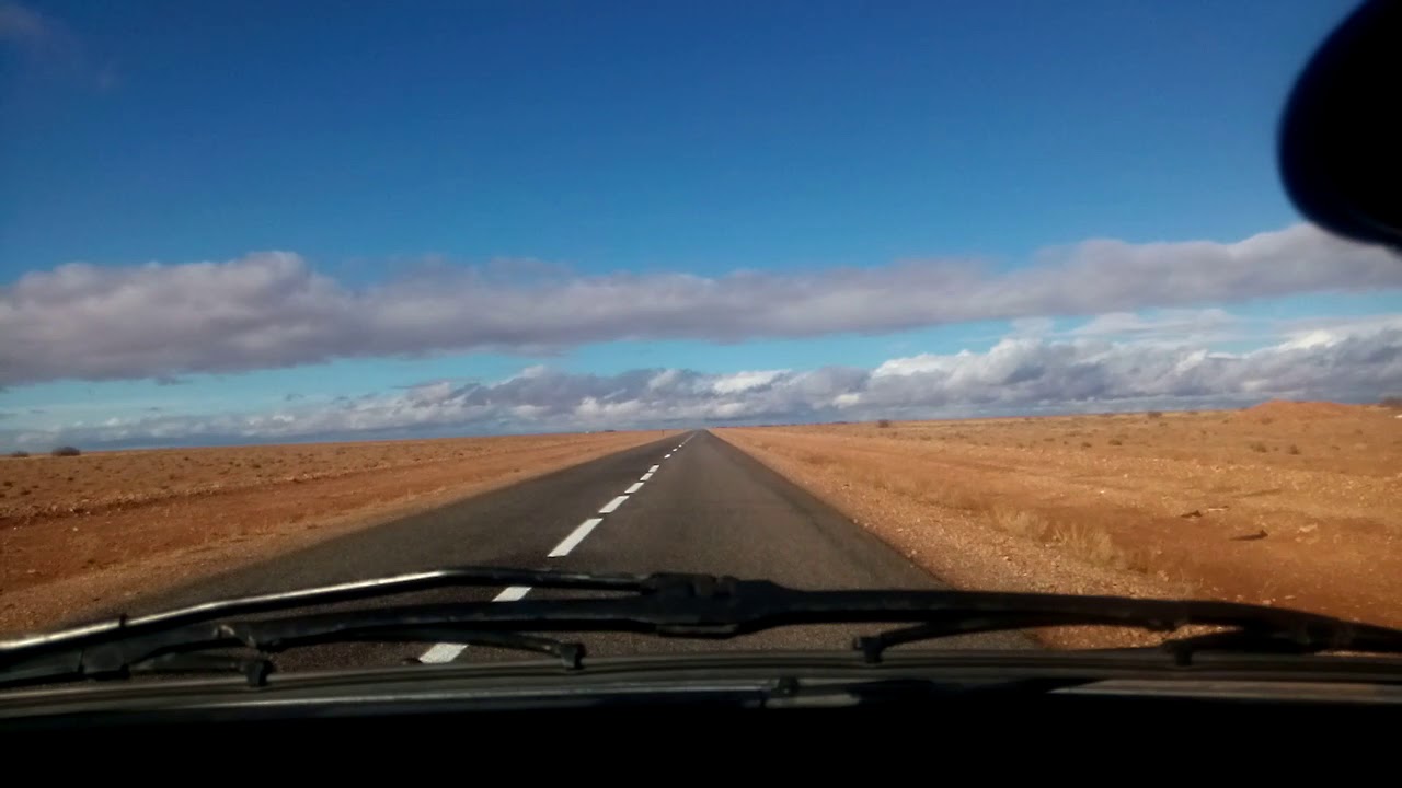 La Route entre Ain Bni Mathar et tendrara