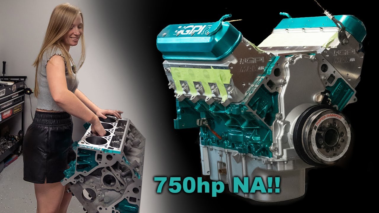 Собираю свой ALL MOTOR LS Stroked в атмосферный двигатель мощностью 416-750 л.с.! Эпизод 10