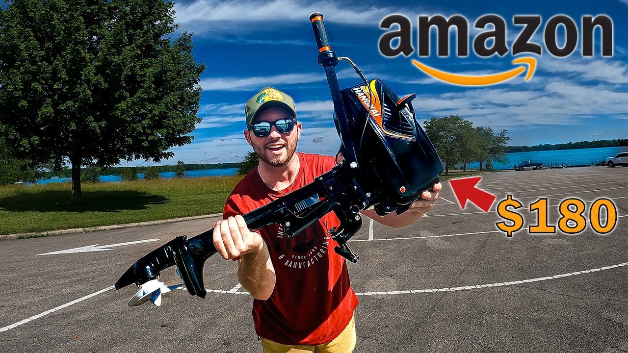 Я купил САМЫЙ ДЕШЁВЫЙ лодочный мотор на Amazon! (Он ужасный?)