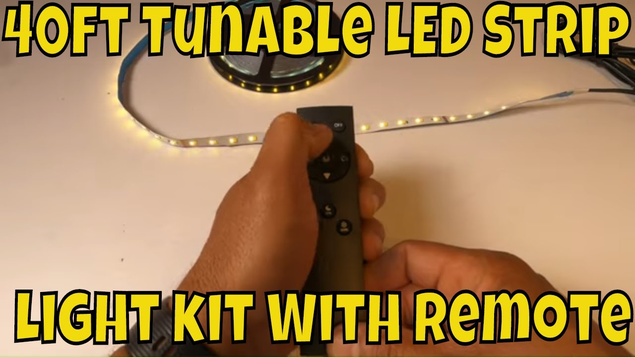 Novostella 40ft Tunable White LED Strip Light kit