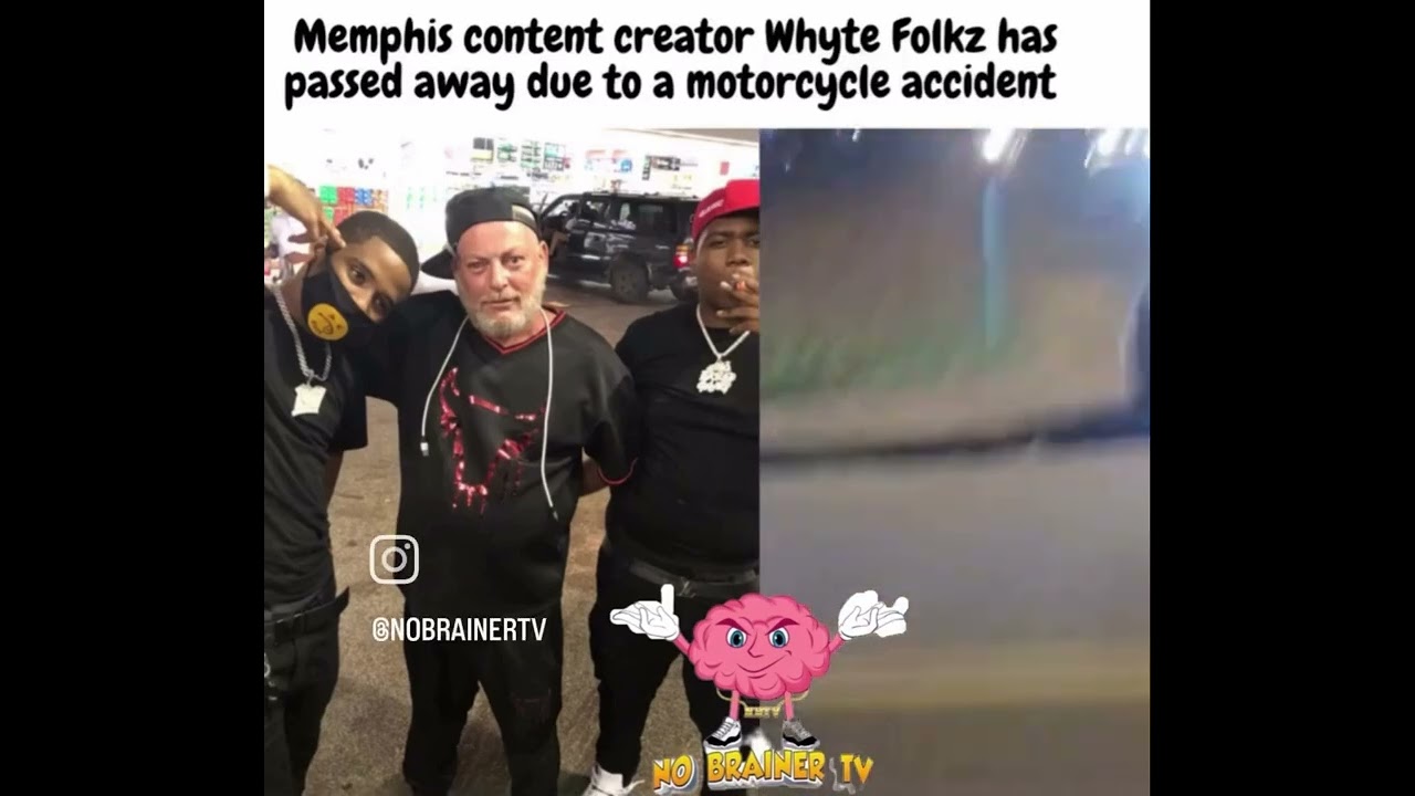 White Folkz passed away from motorcycle crash #whytefolkz #Memphis #larryhoover #motorcyclecrash 