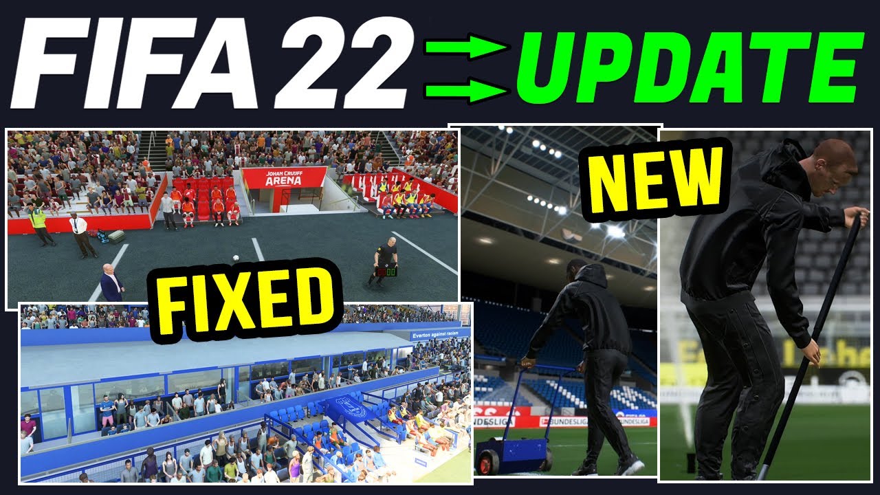 FIFA 22 NEWS | NEW UPDATES - Many Updated Stadiums, Cinematic Cutscenes & More