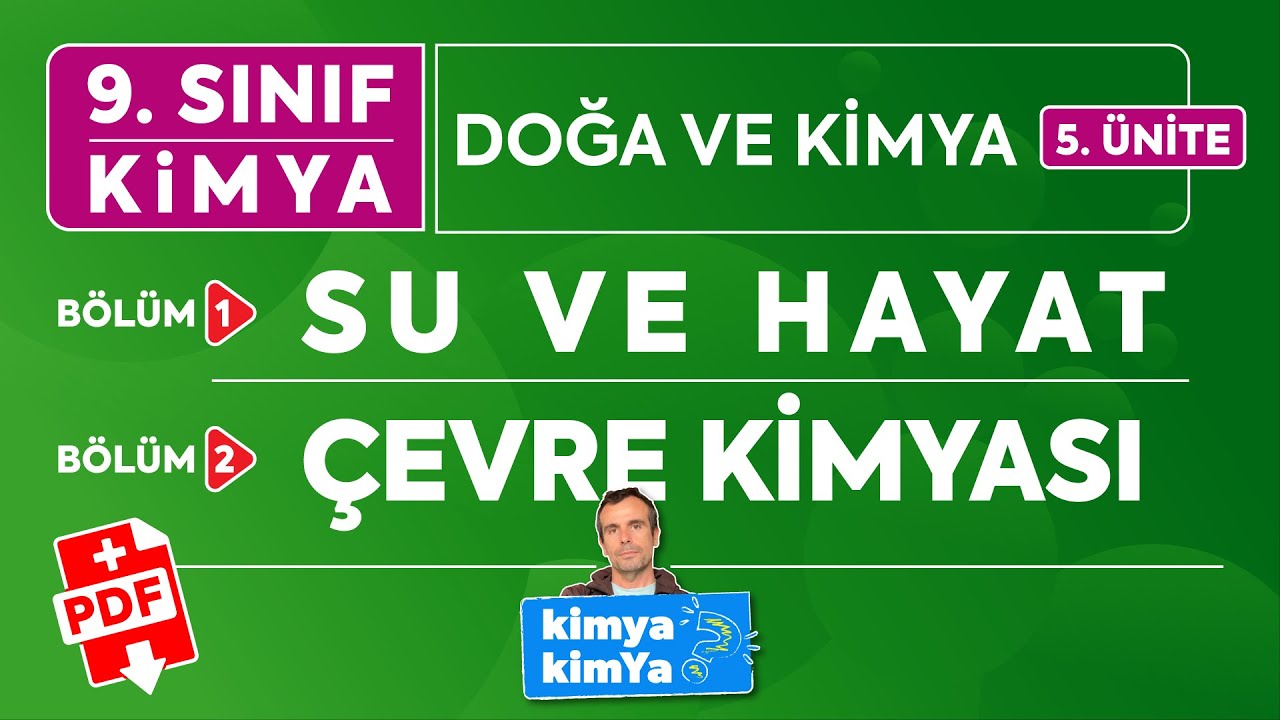Su ve Hayat - Çevre Kimyası
