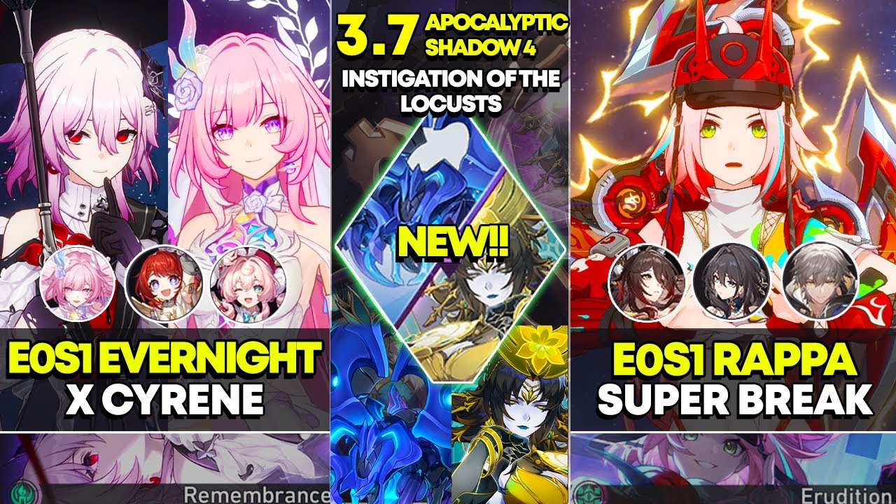 E0S1 Evernight x Cyrene i E0S1 Rappa Super Break | Apokaliptyczny cień 4 | Honkai Star Rail 3.7