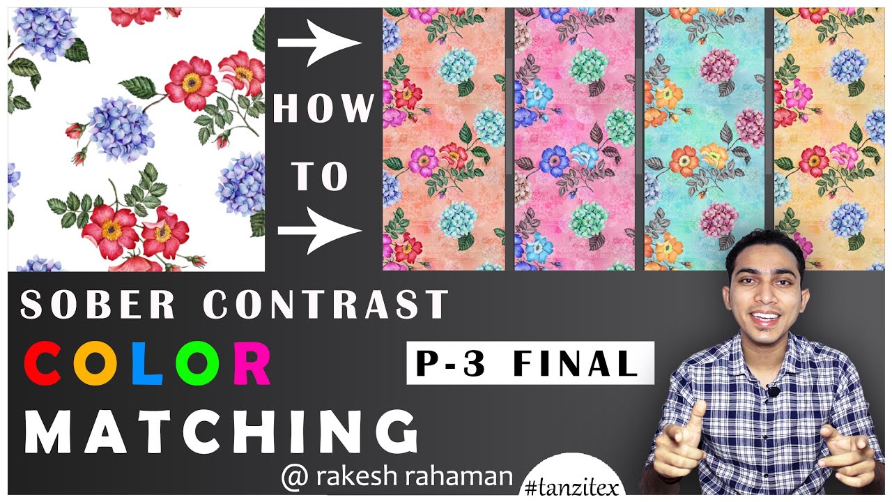 How to Create Sober Contrast Color Matching in Photoshop, Textile 
