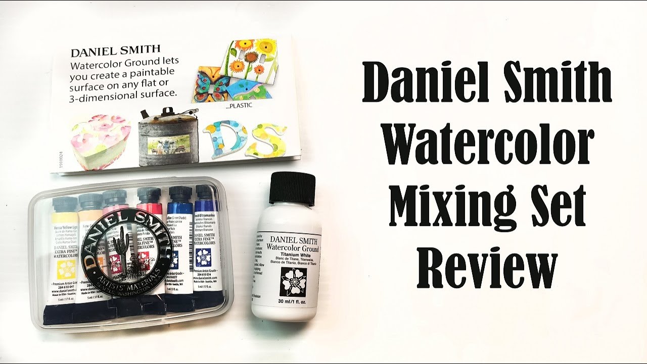 Daniel Smith Watercolor Essentials Mixing Set Review. Limited Palette + Bonus Watercolour Ground!
