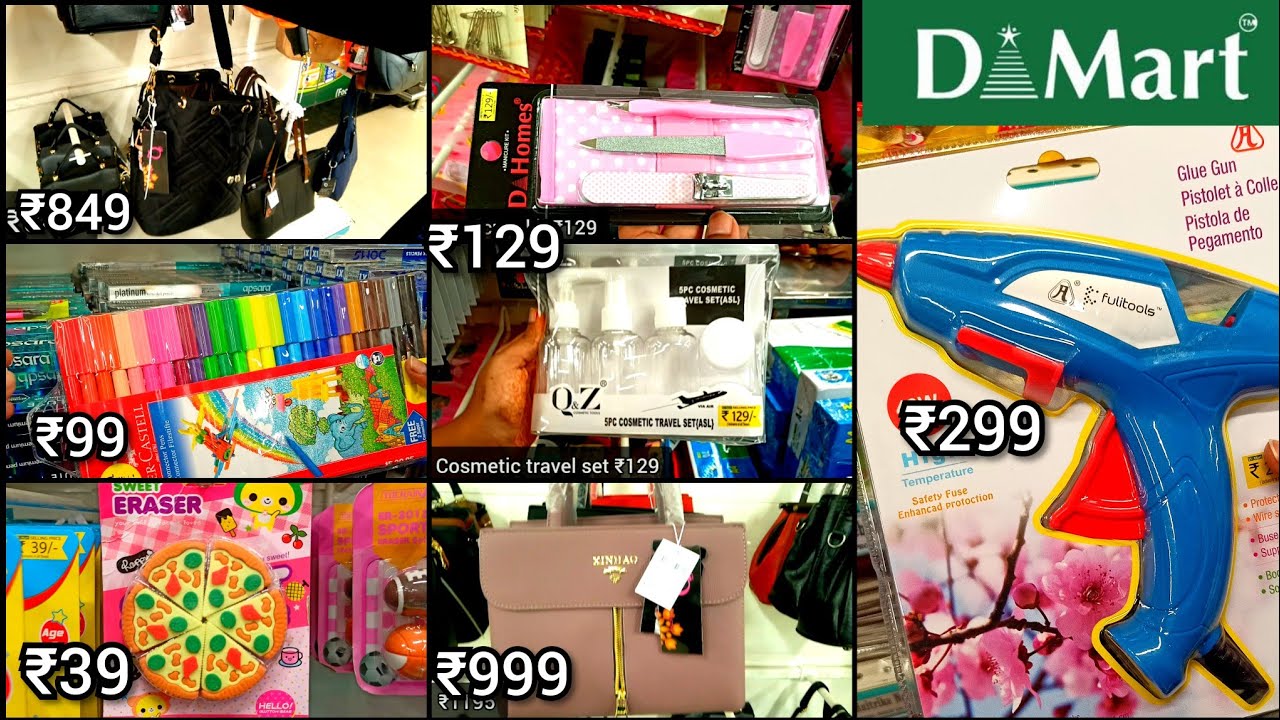 😍D'MART NEW COLLECTION IN BEAUTY, HANDBAGS AND STATIONERY | DMART NEW ARRIVAL|Latest kitchen gadgets