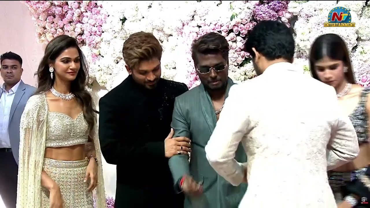 Atlee at Allu Sirish & Nayanika&rsquo;s Pre-wedding Reception | NTV ENT
