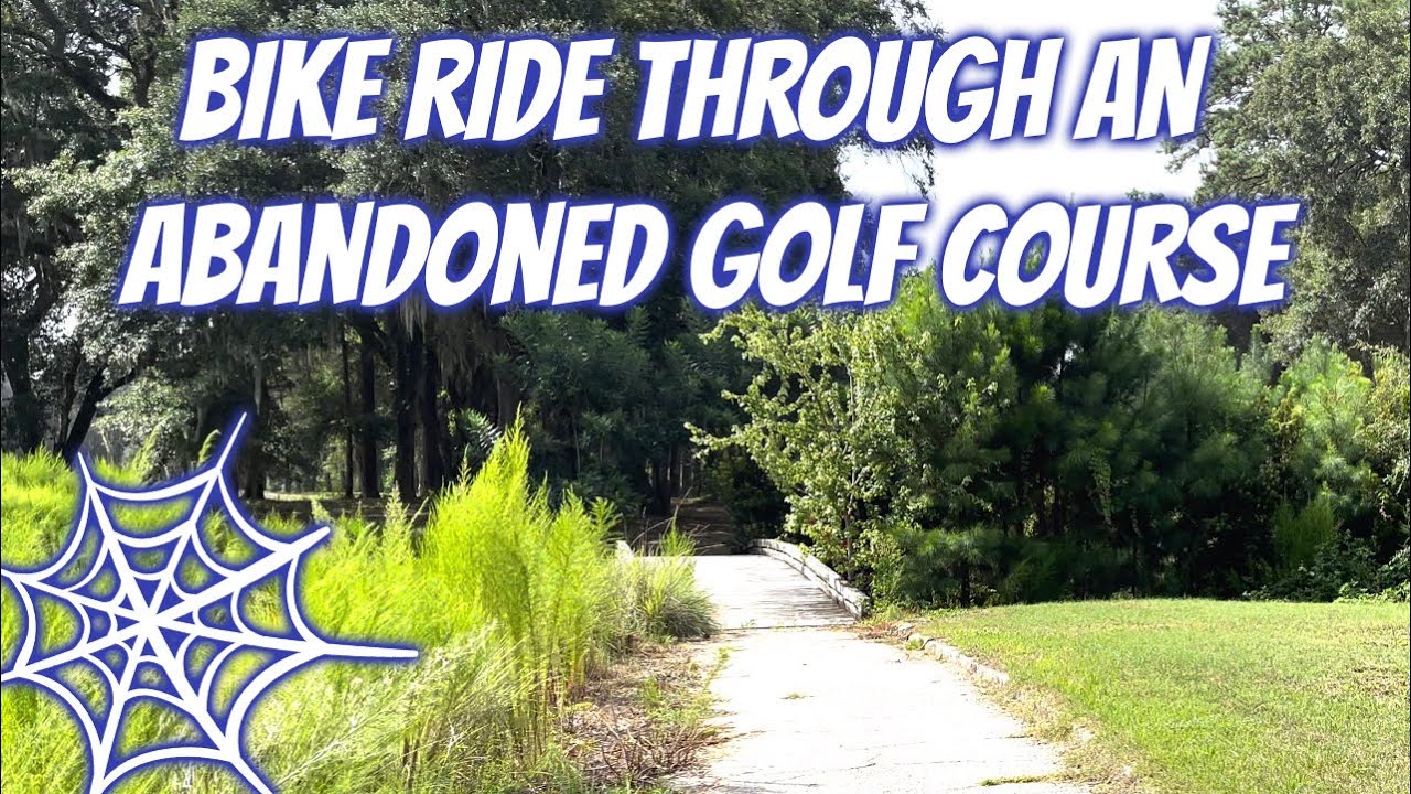 A bike ride through abandoned Planters Row Golf Course on Hilton Head Island
