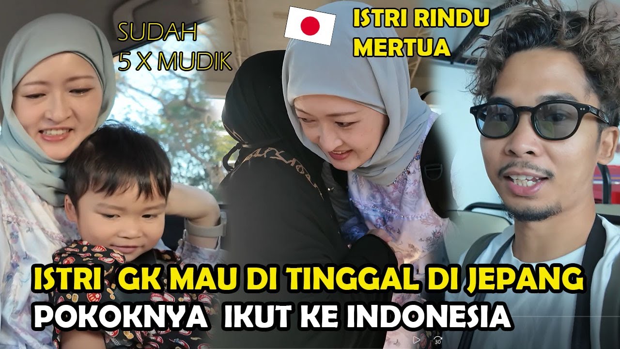 PULANG KE INDONESIA ! BAWAIN ORANG TUA ISTRI JEPANG ! BONUS CUCU  YG GANTENG !