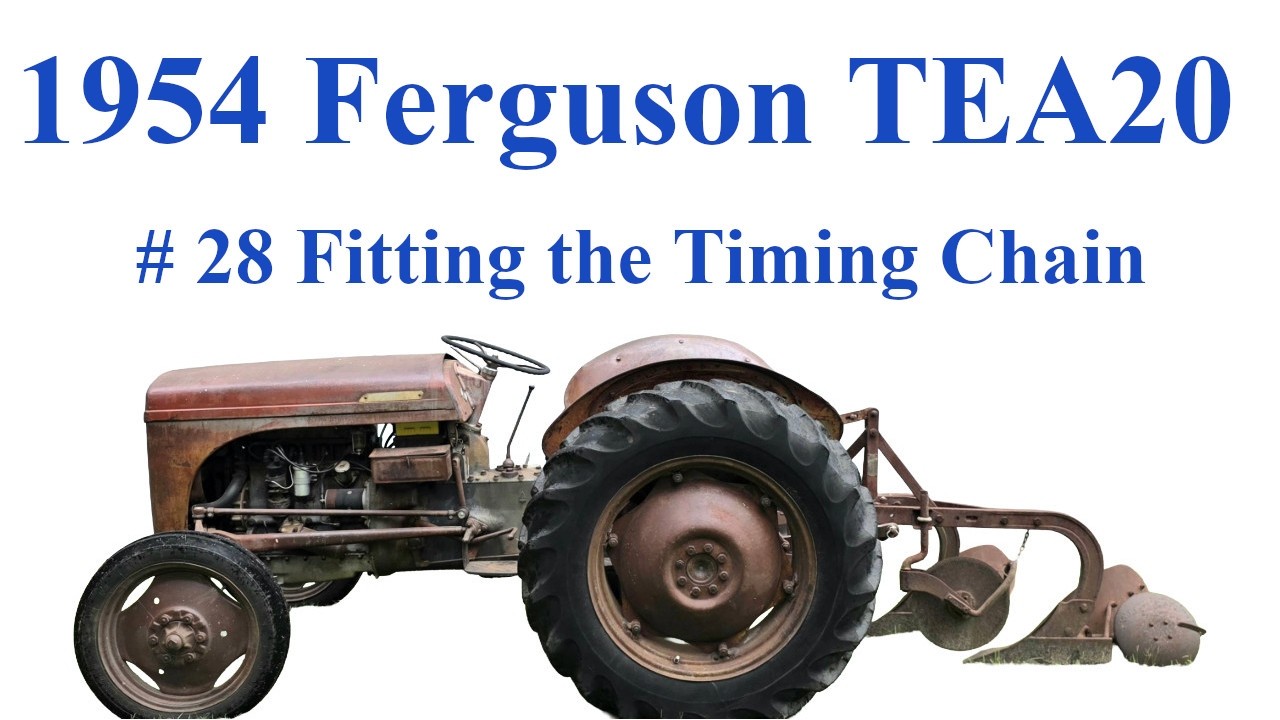 Sparex Ferguson TEA20 # 28 Установка цепи ГРМ и регулировка фаз газораспределения