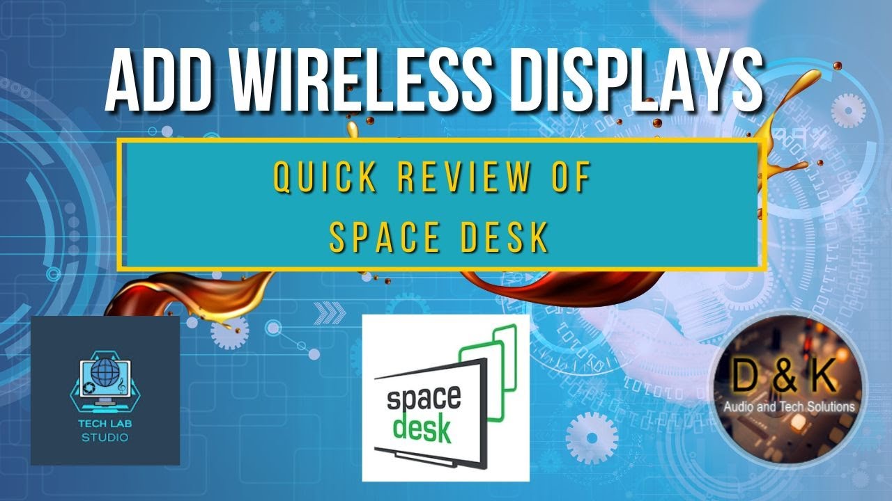 Space Desk and Virtual Stream Deck