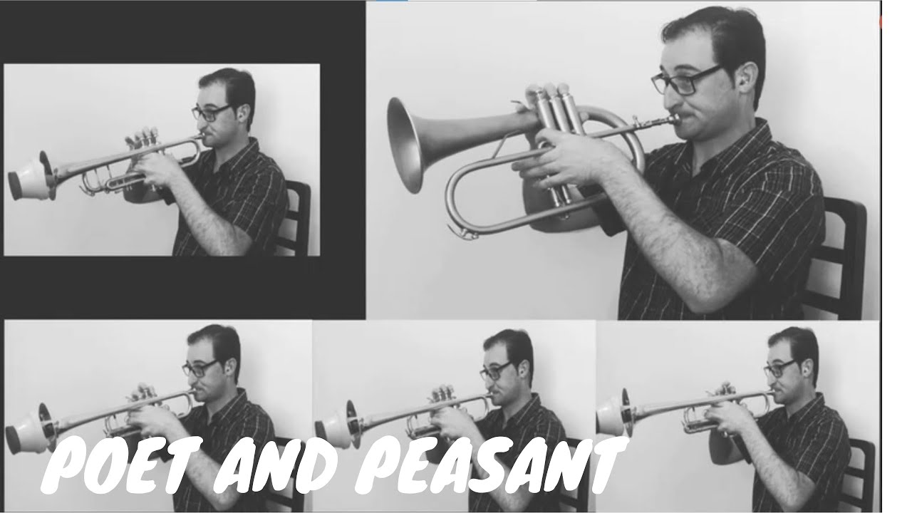✅ Trumpet Ensemble-Poet and Peasant Overture: André Couto.