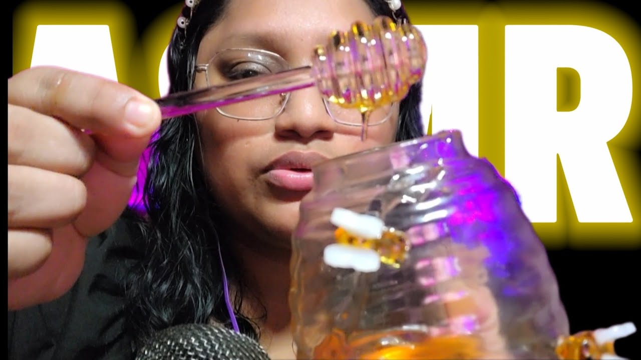 ASMR COMIENDO MIEL 🐝🍯