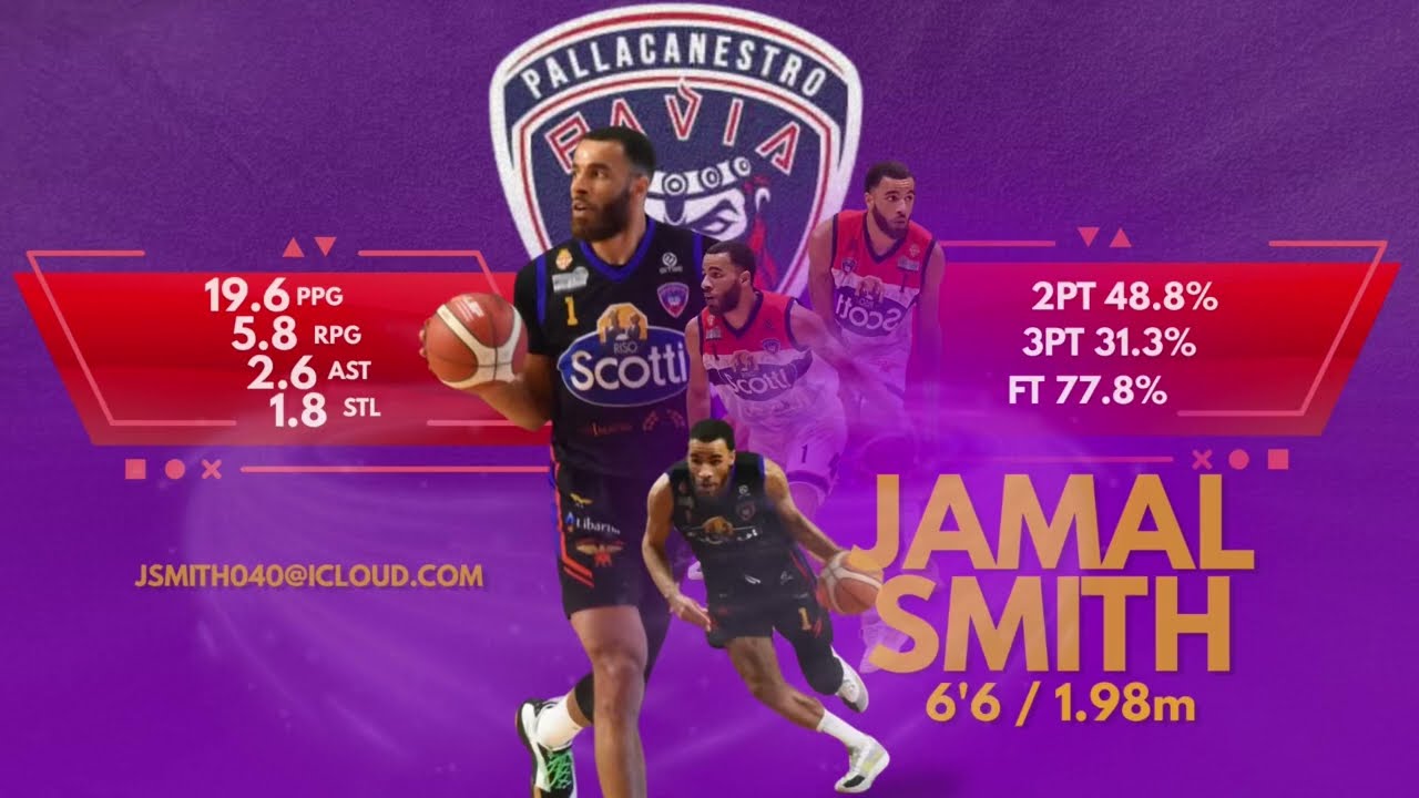 Jamal Smith Highlights 24/25 Pallacanestro Pavia