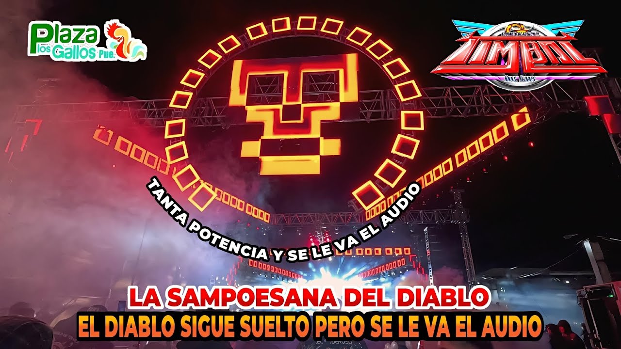 🎥EL DIABLO SIGUE SUELTO PERO SE LE VA EL AUDIO A TIMBAL CON LA SAMPOESANA DEL DIABLO P LOS GALLOS 26