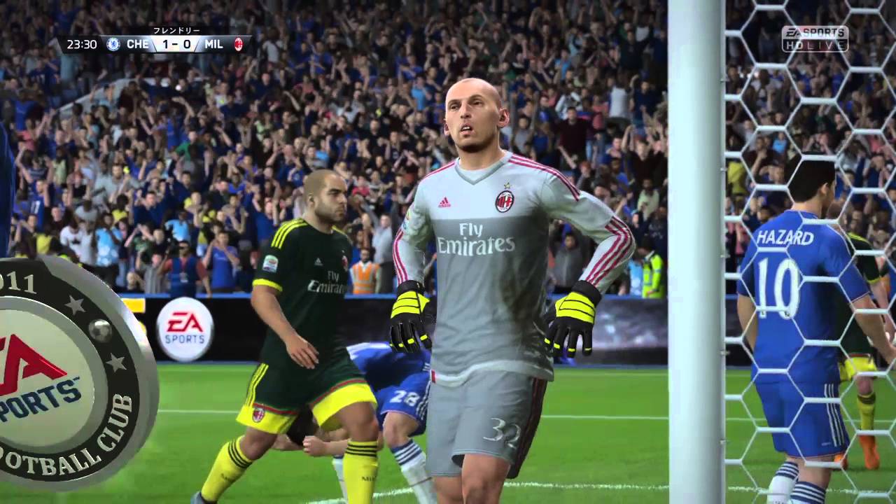 FIFA 16  CHE vs MIL, 前半 [PS4]