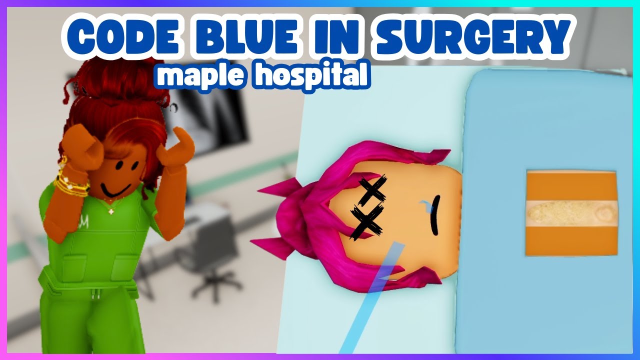 КОД СИНИЙ ВО ВРЕМЯ ОПЕРАЦИИ 😭🔵 Больница Клен в Roblox