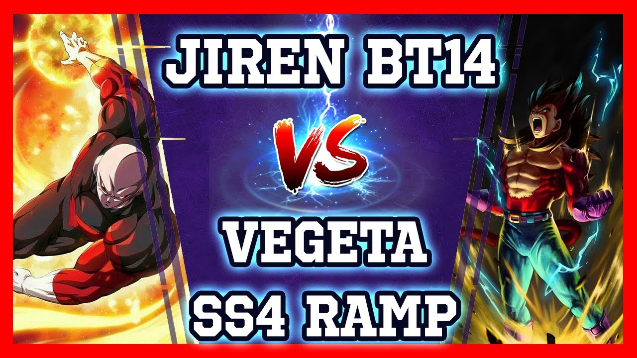 Jiren Red BT14 vs Vegeta SS4 Ramp! - Dragon Ball Super Card Game