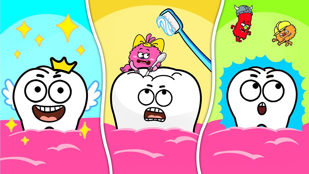 Brush Your Teeth - Loose Tooth Song - Kids Songs - Nursery Rhymes - Dental Health - Healthy Habits