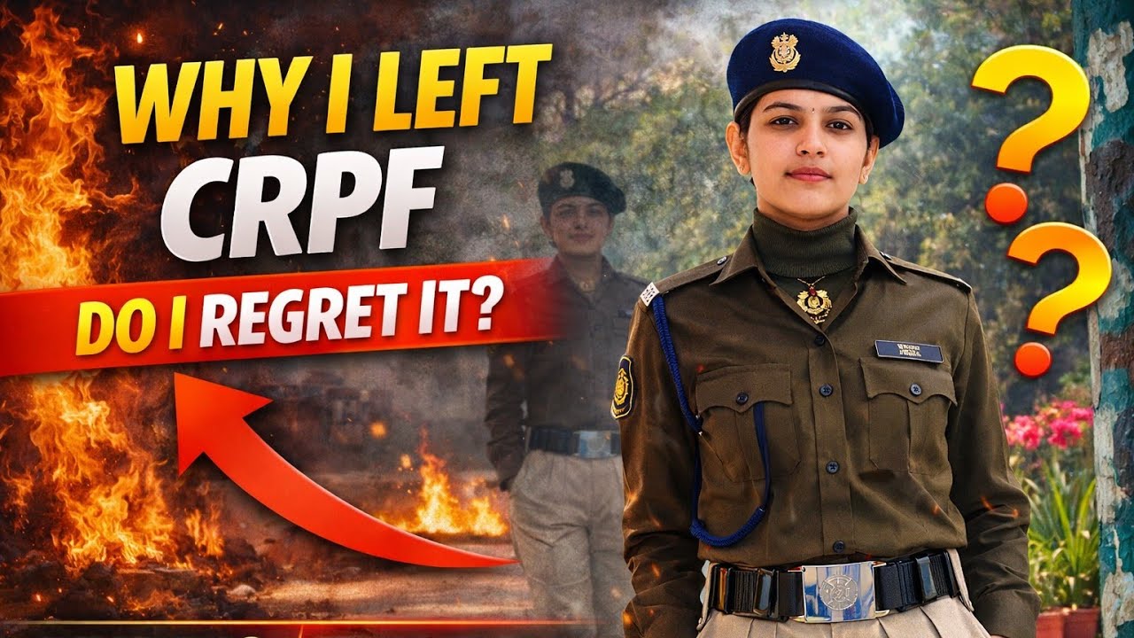 Why I Left CRPF | Do I Regret It? | My Honest Story | Nisha Choudhary 