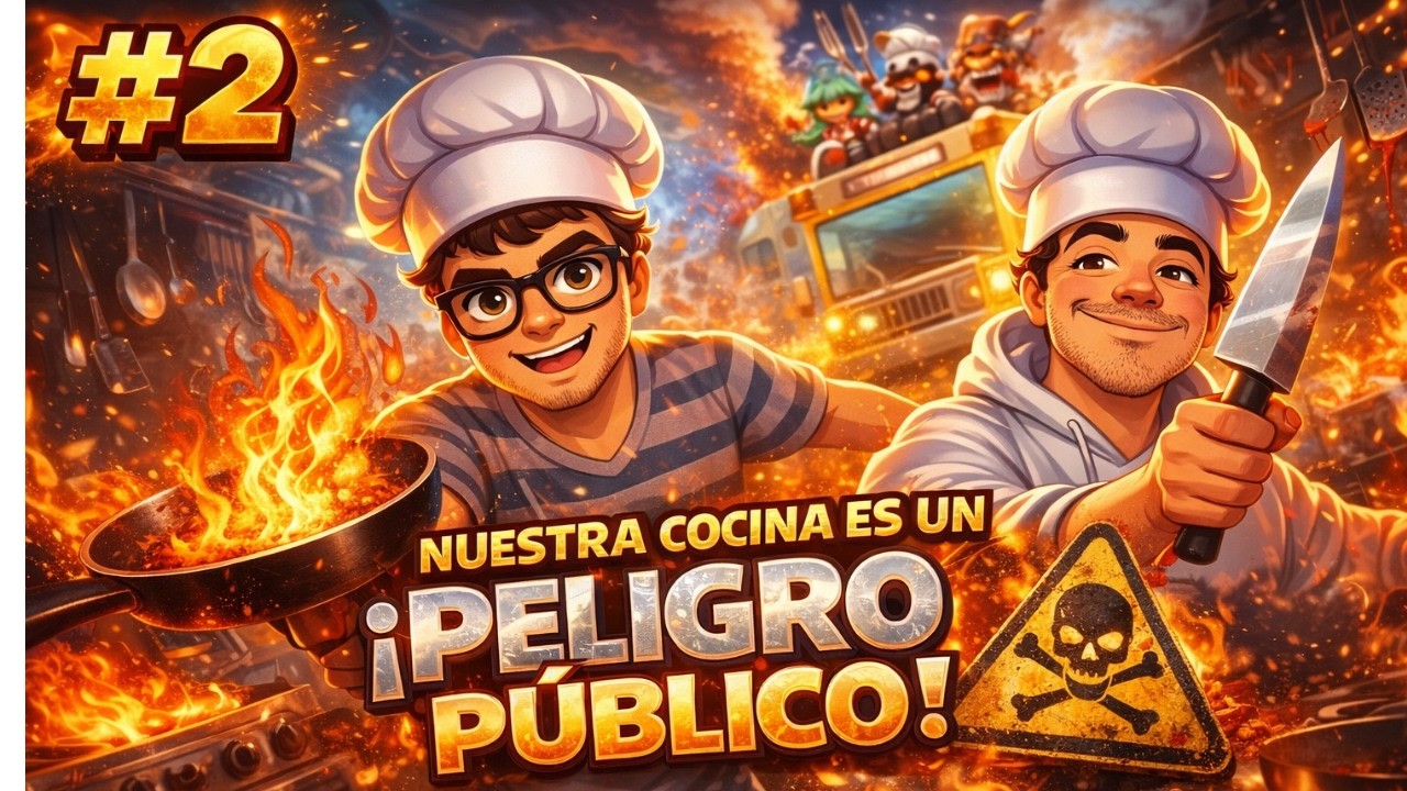 Vamos al segundo mundo de overcooked con el @JovenIlustre