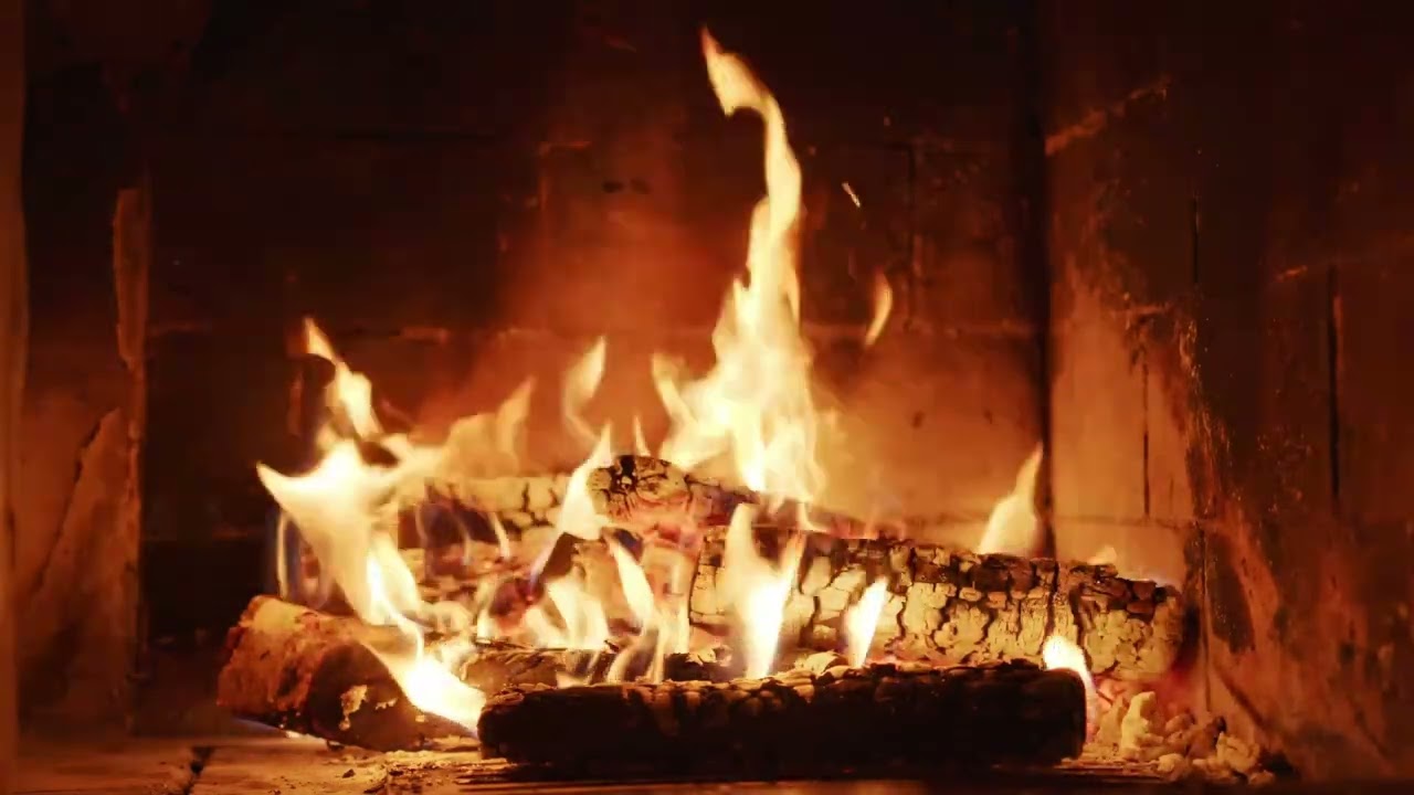 🔥The BEST Burning Fireplace (No Music) With Crackling Fire Sounds - Fall/Winter 2022 (4K)