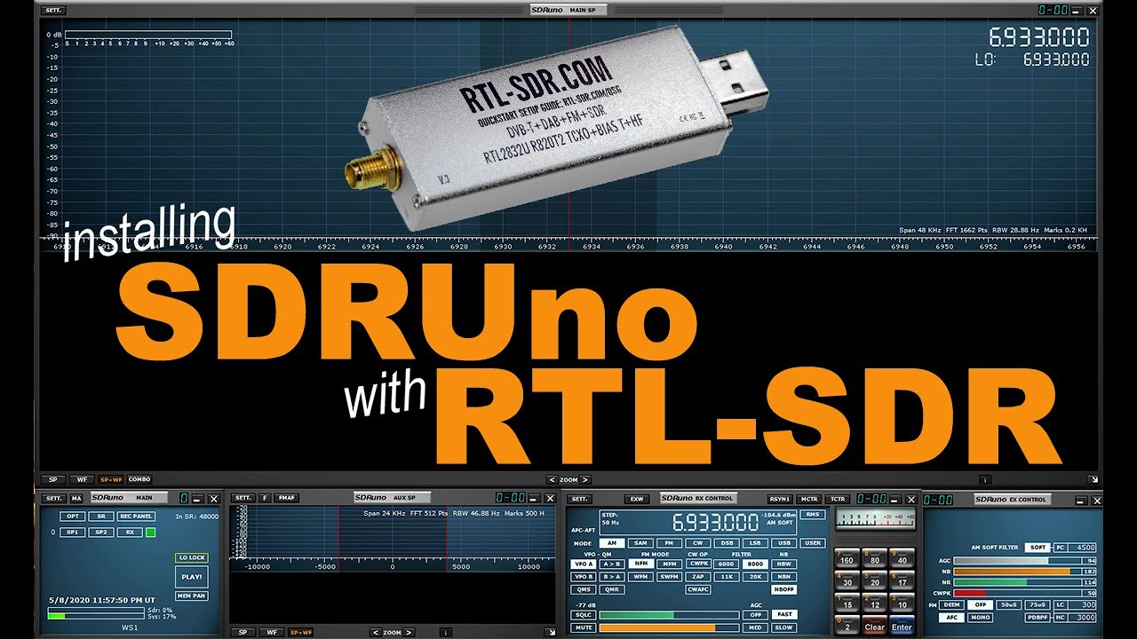 Установка SDRUno для использования с RTL-SDR