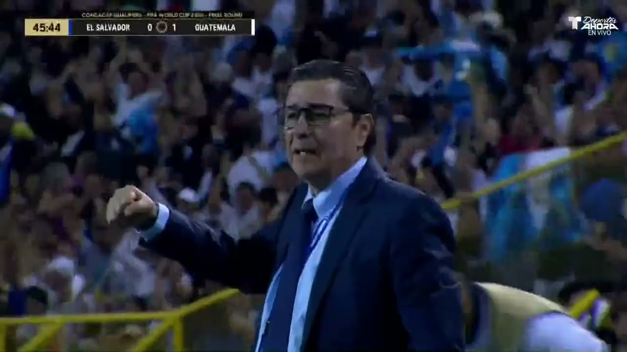 GOL DE OSCAR SANTIS GUATEMALA VS SALVADOR 