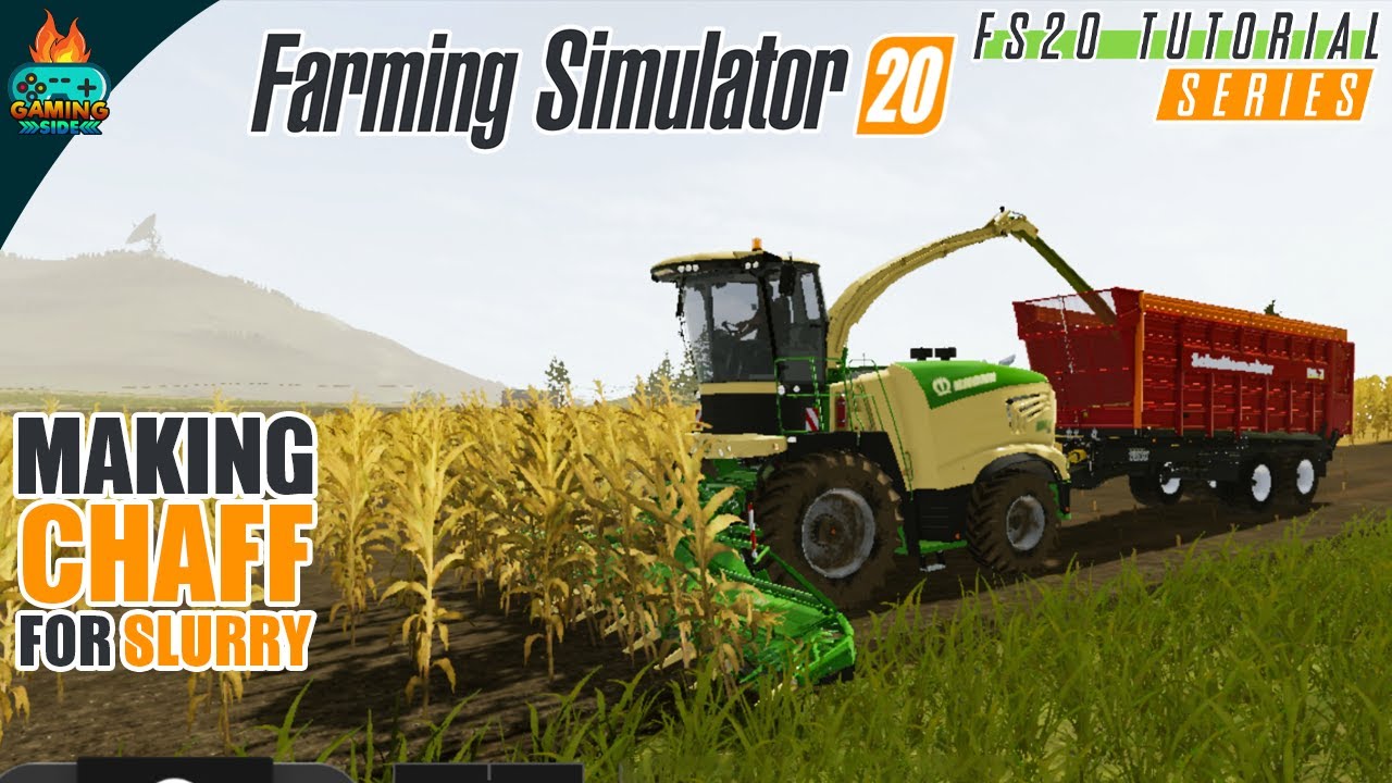 Making Chaff and Slurry | Farming Simuator 20 | fs 20 forage harvester urdu Hindi