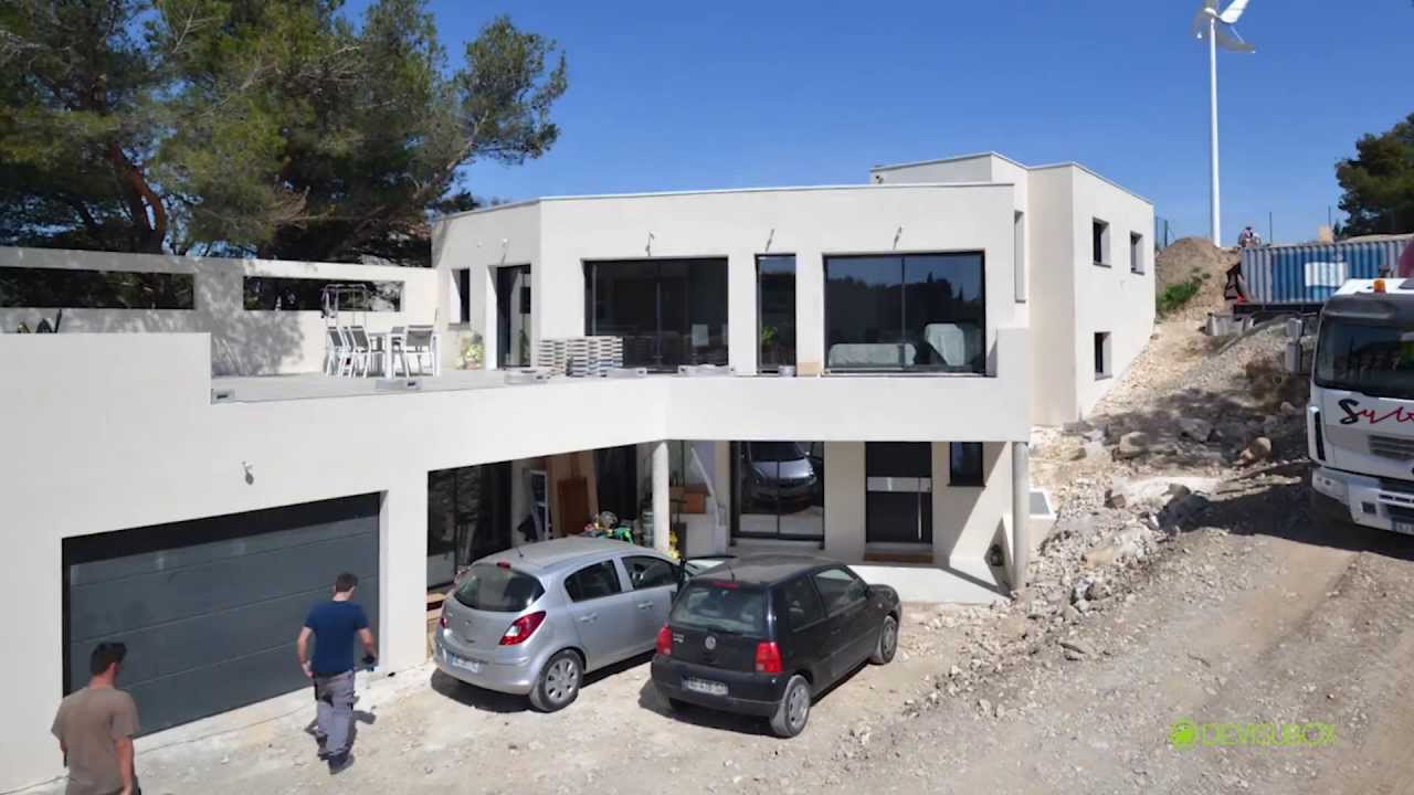 Maison Positive Mas Provence - Film accéléré de la construction