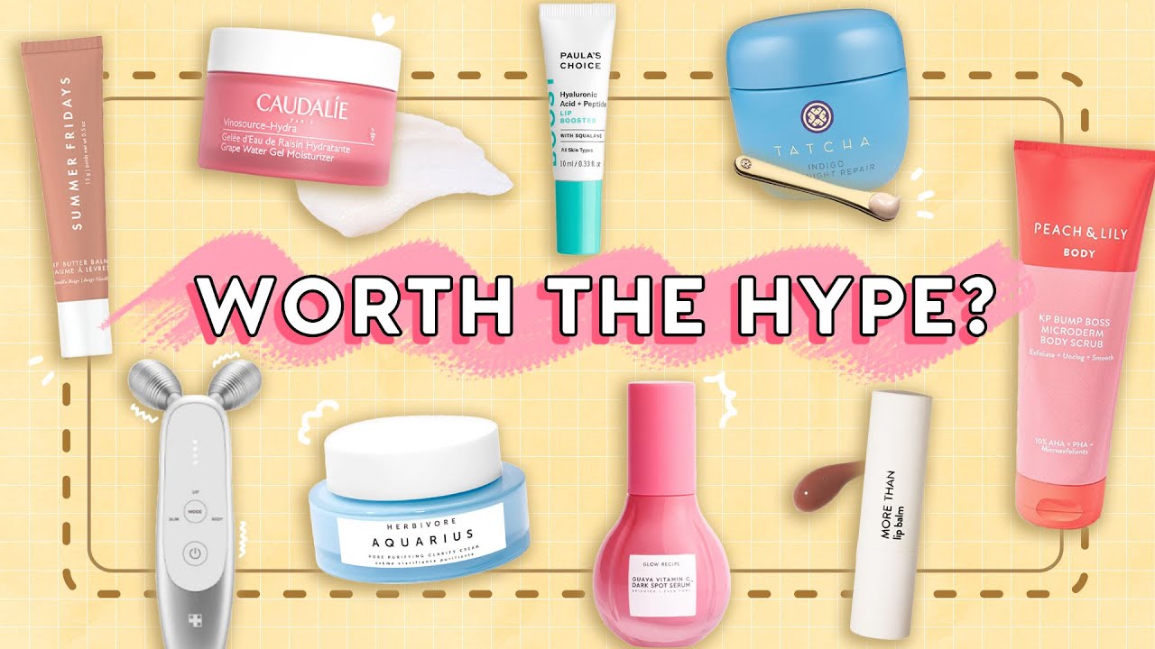 We tried these new products and… 😖😅😏🤨  (Glow Recipe, Tatcha, Medicube, Peach & Lily, Caudalie, etc.)