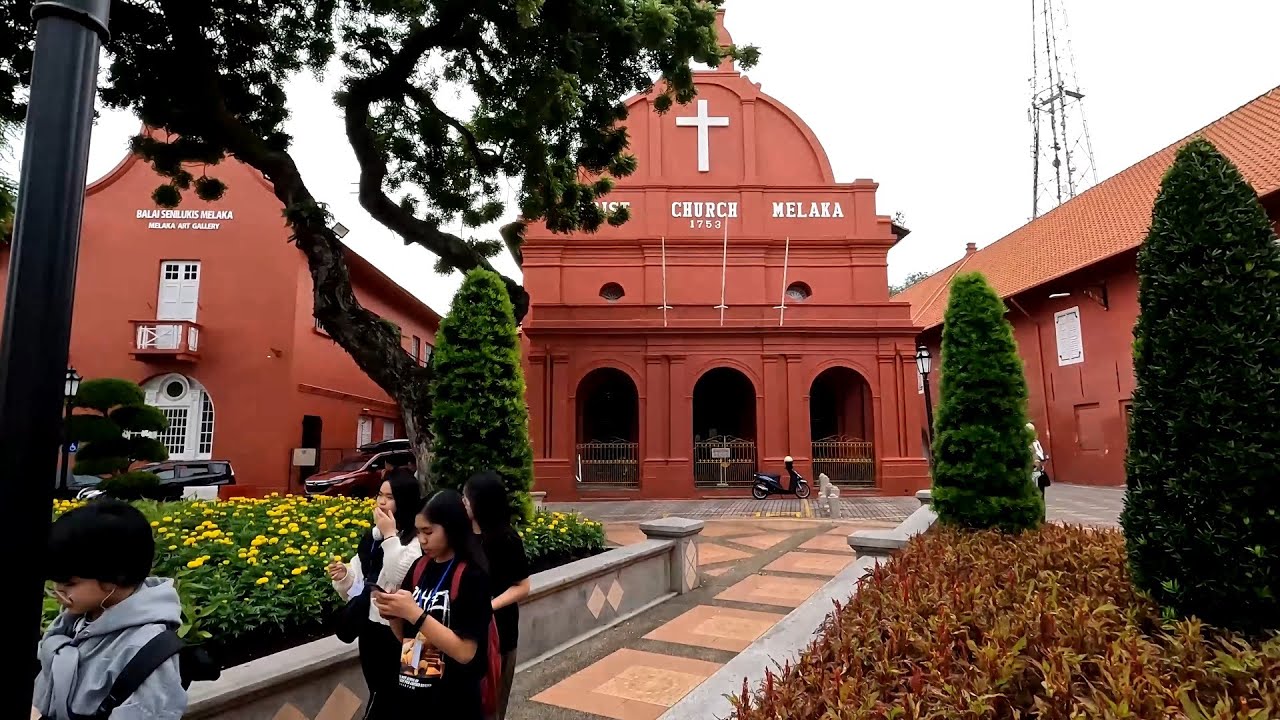 Dutch square Melaka (with Victoria Fountain and Christ Church)