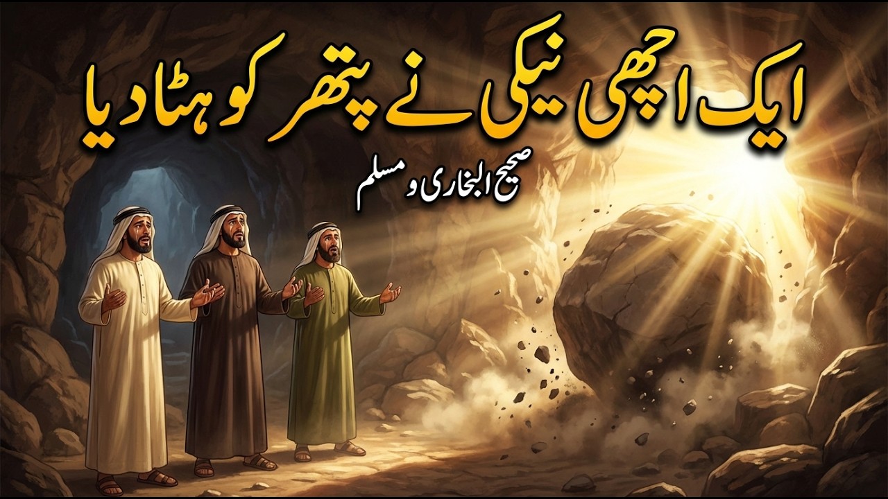 Jab Patthar Ne Rasta Band Kar Diya — Teen Aadmiyon Ki Hairan Kun Dua | Bukhari o Muslim